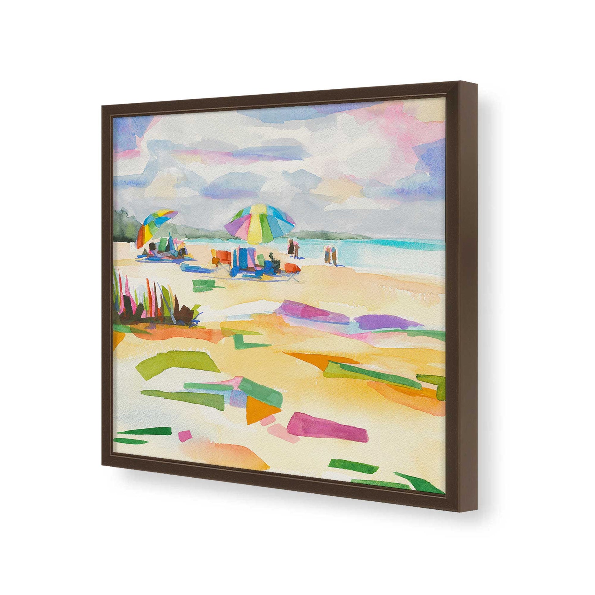 [Color:Espresso], Picture of art in a Espresso frame of the corner