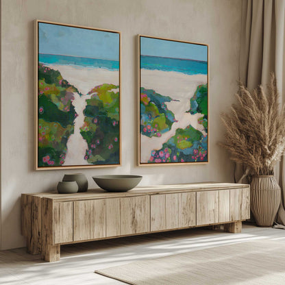 [Color:American Maple], Picture of art in a American Maple frame