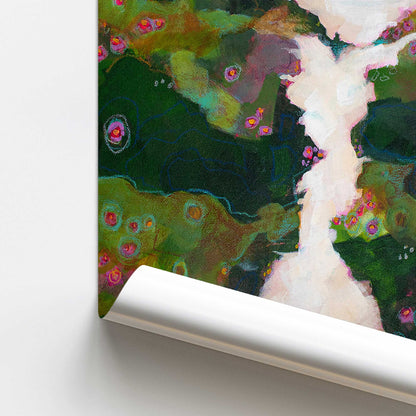 [color:Rolled Print], Picture of close up of art