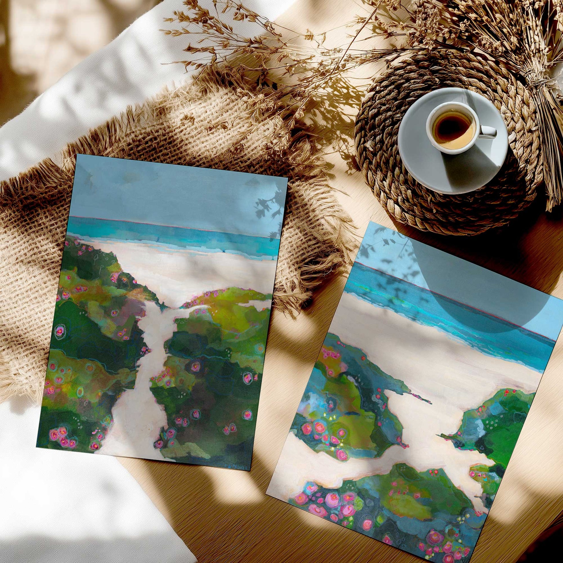 [color:Rolled Print], Picture in a room