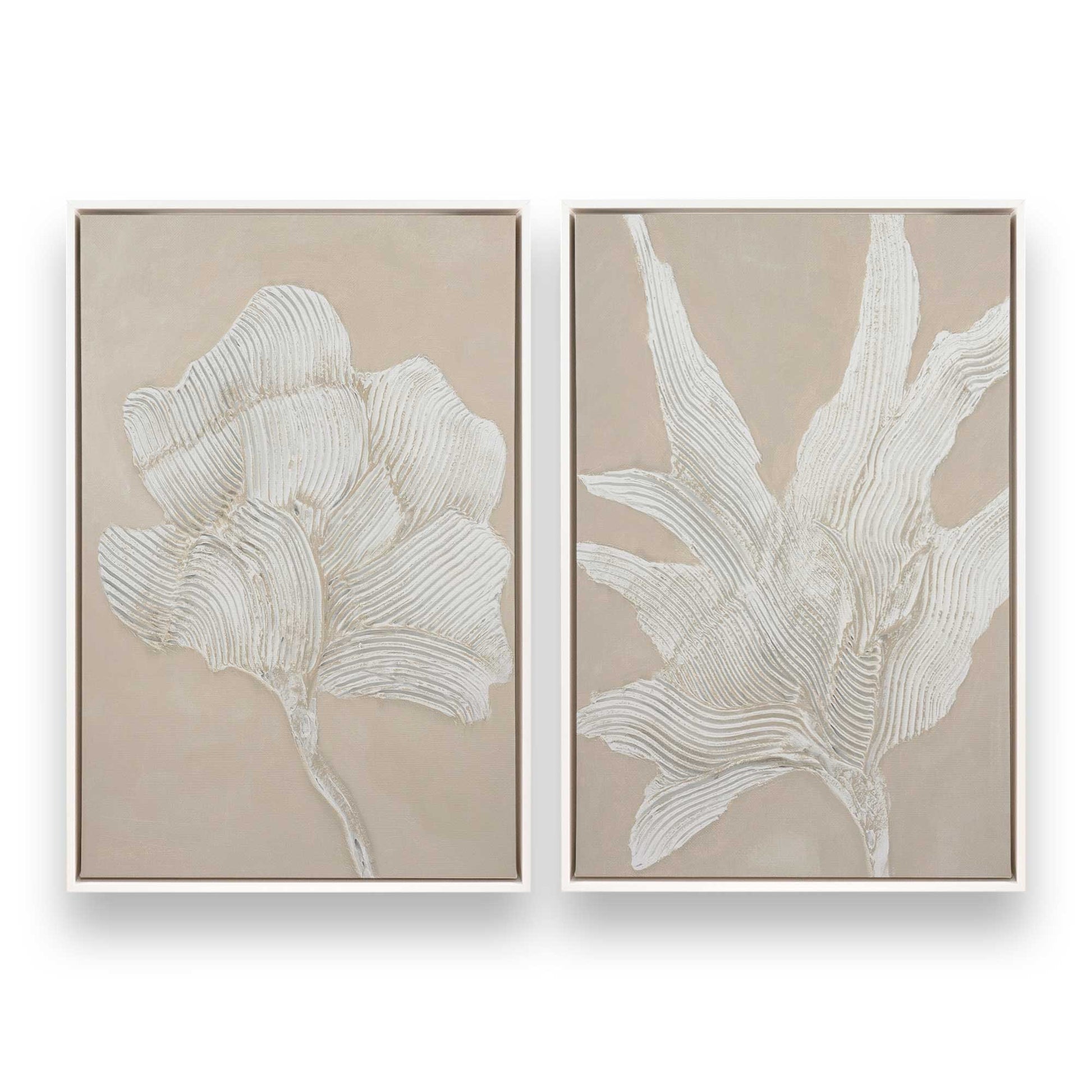 [Color:Opaque White], Picture of art in a White frame
