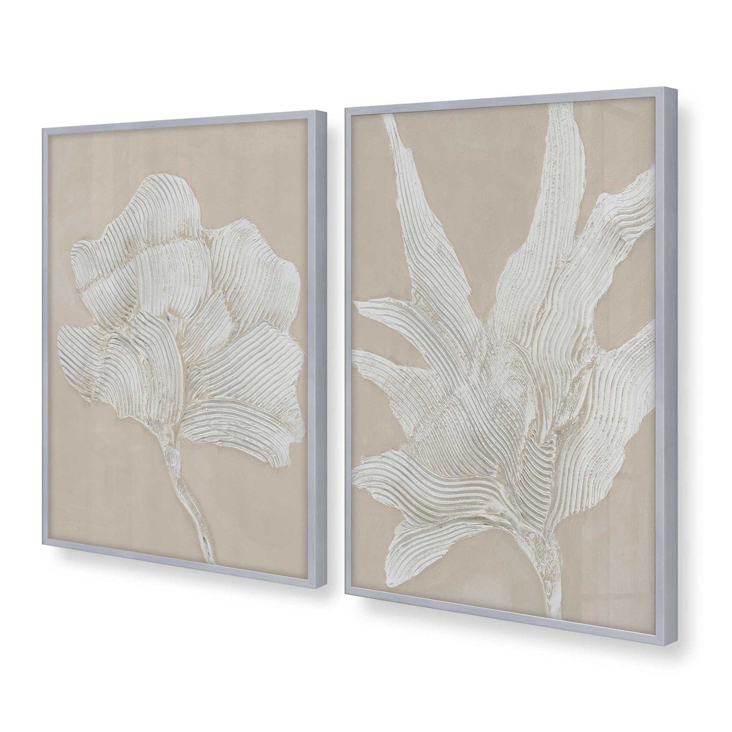 [Color:Polished Chrome], Picture of art in a Polished Chrome frame at an angle