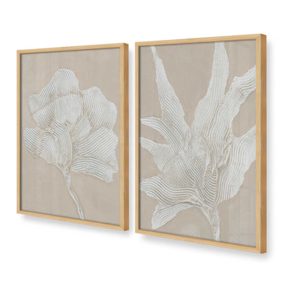 [Color:American Maple], Picture of art in a American Maple frame at an angle