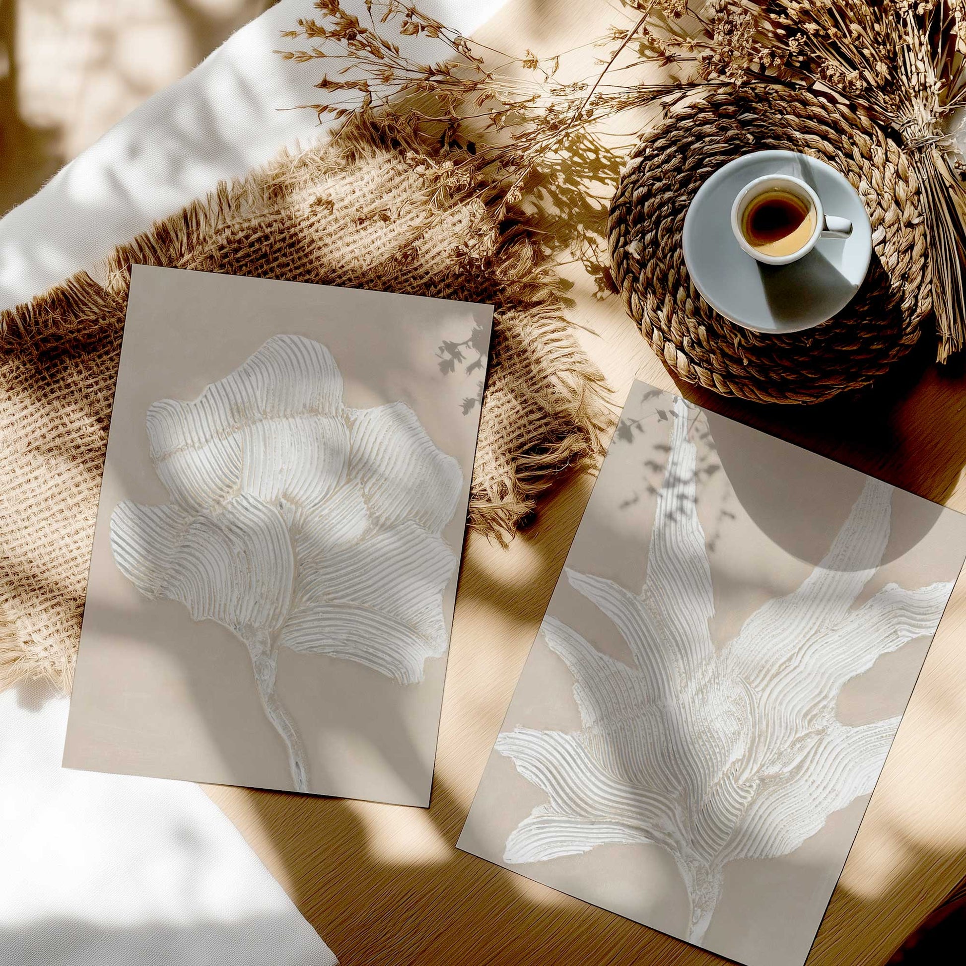 [color:Rolled Print], Picture in a room