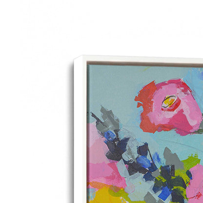 [Color:Opaque White], Picture of art in a White frame at an angle