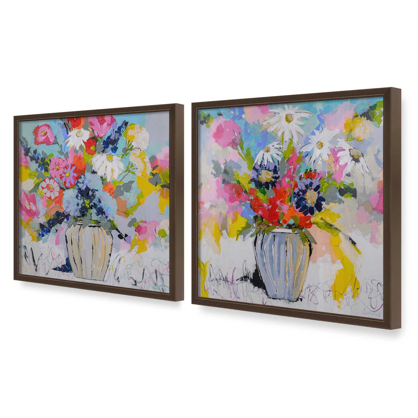 [Color:Belvinder Brown], Picture of art in a Belvinder Brown frame at an angle