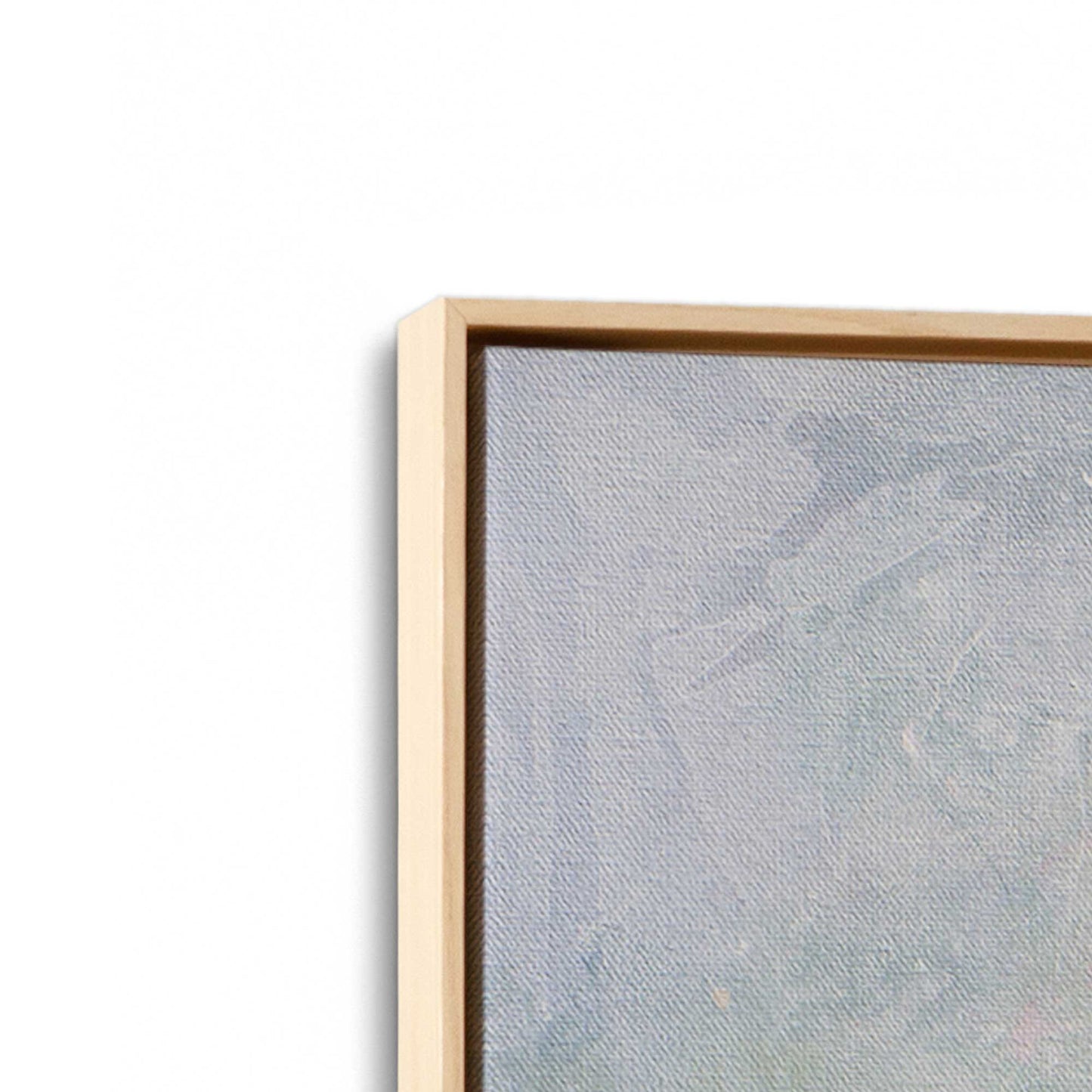 [Color:American Maple], Picture of art in an American Maple frame at an angle