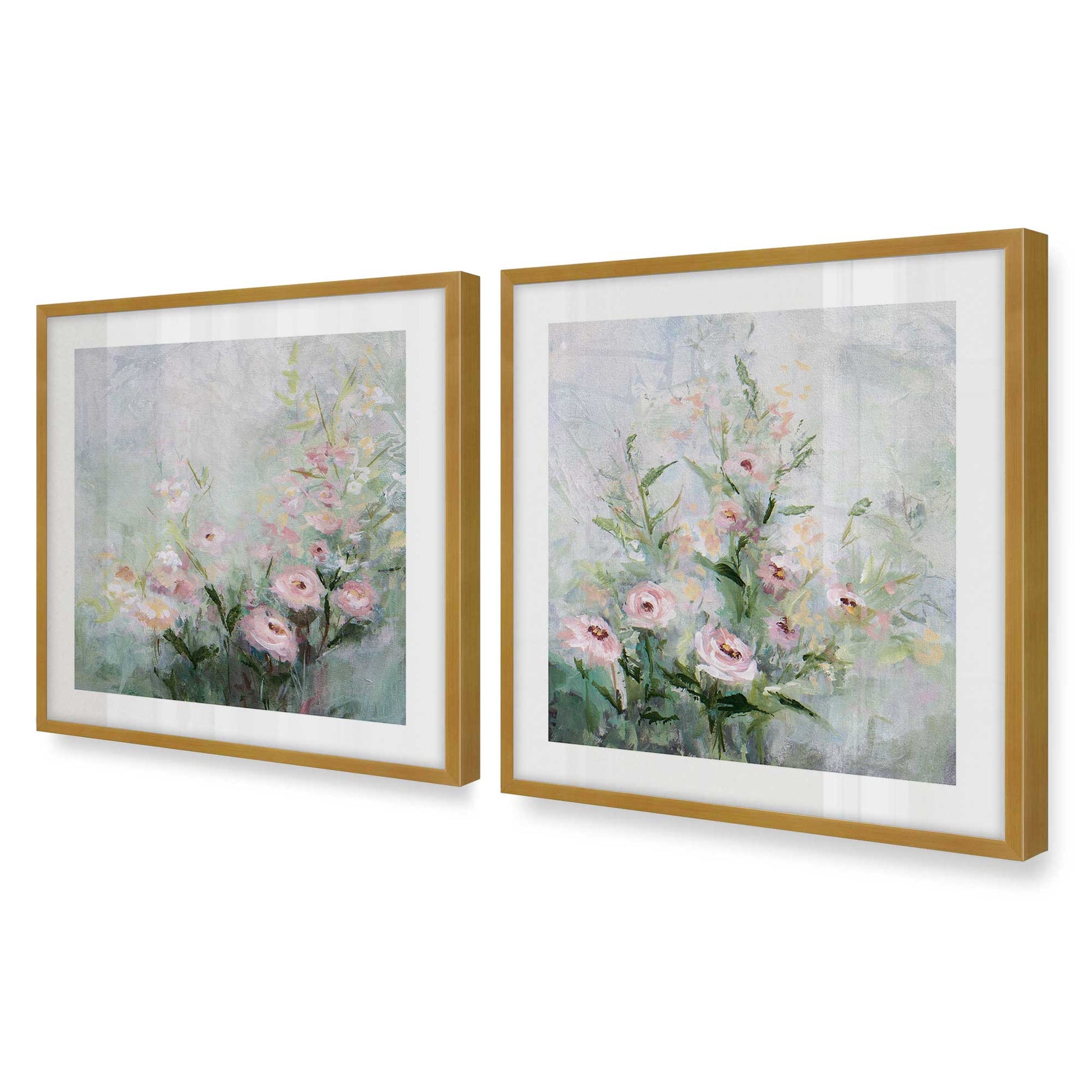 [Color:Polished Gold], Picture of art in a Polished Gold frame of the corner