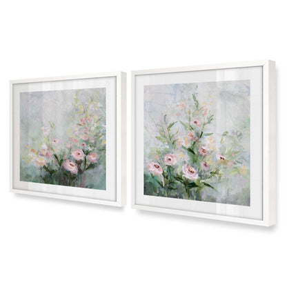 [Color:Opaque White], Picture of art in an Opaque White frame at an angle