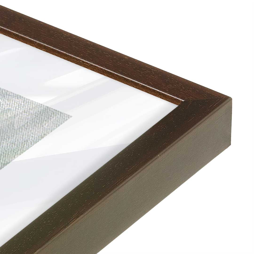 [Color:Belvinder Brown], Picture of art in a Belvinder Brown frame of the corner