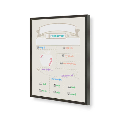 [Color:Satin Black], Picture of art in a Satin Black frame of the corner