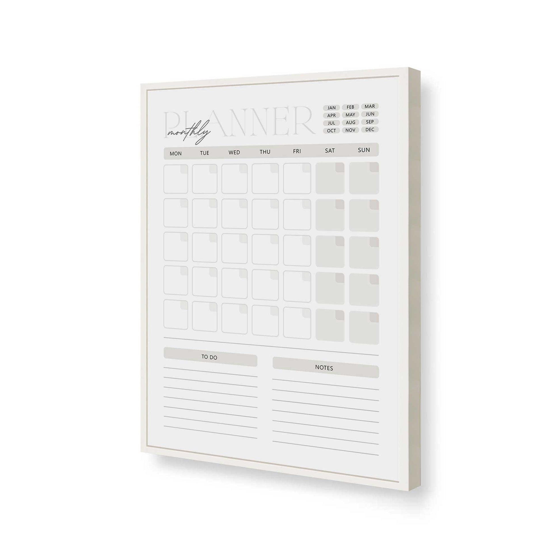 [Color:Opaque White], Picture of art in a Opaque White frame of the corner