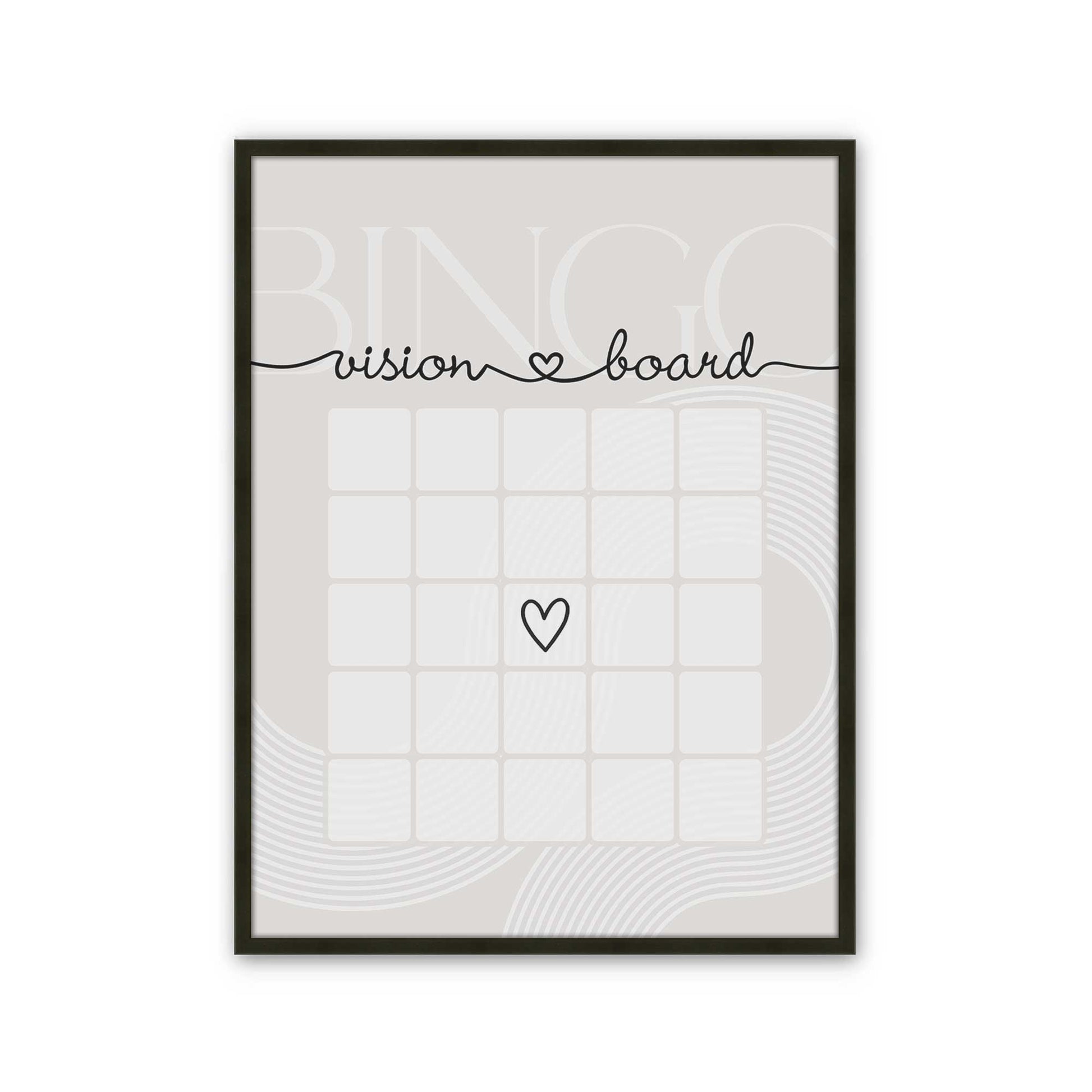 [Color:Satin Black], Picture of art in a Satin Black frame