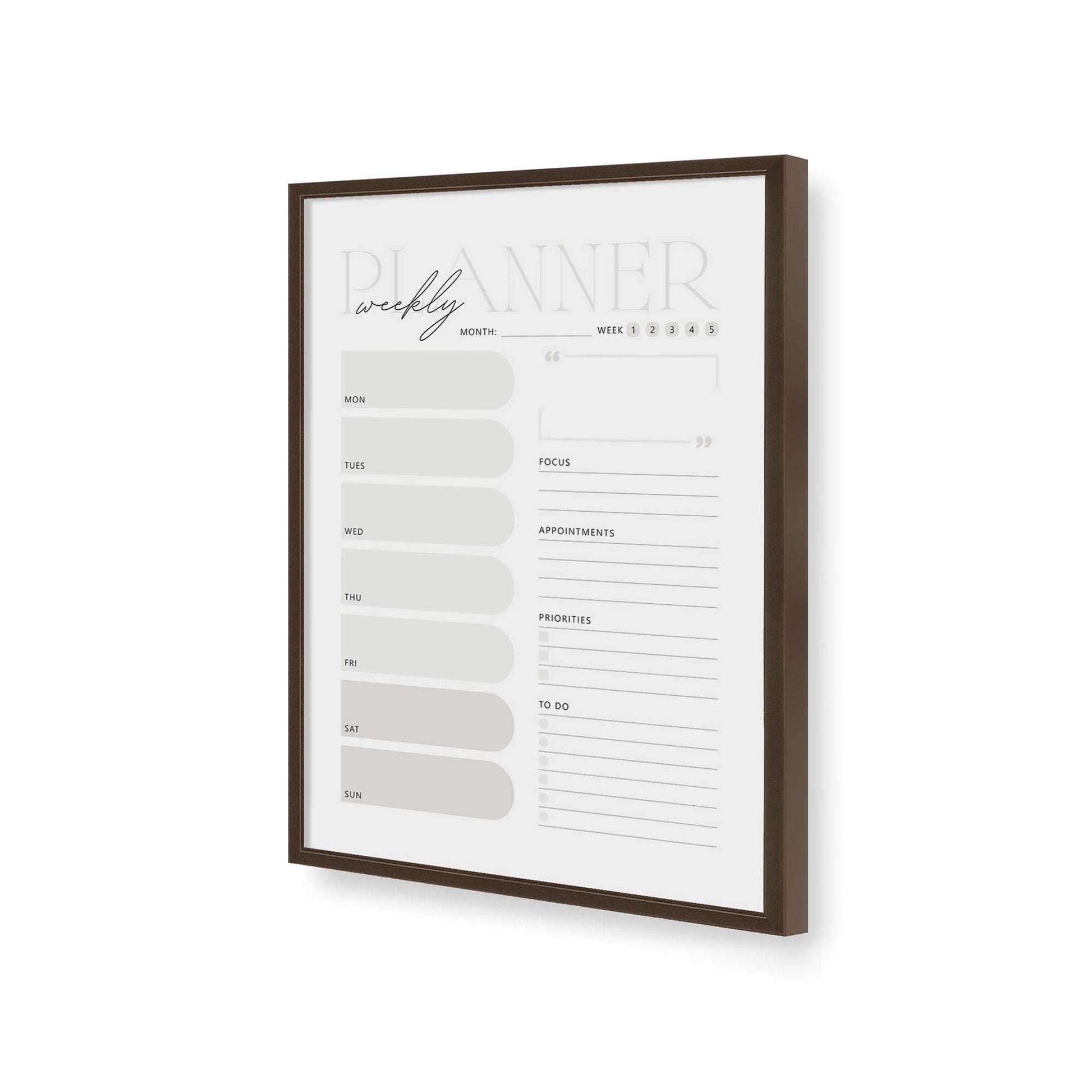 [Color:Belvinder Brown], Picture of art in a Belvinder Brown frame of the corner