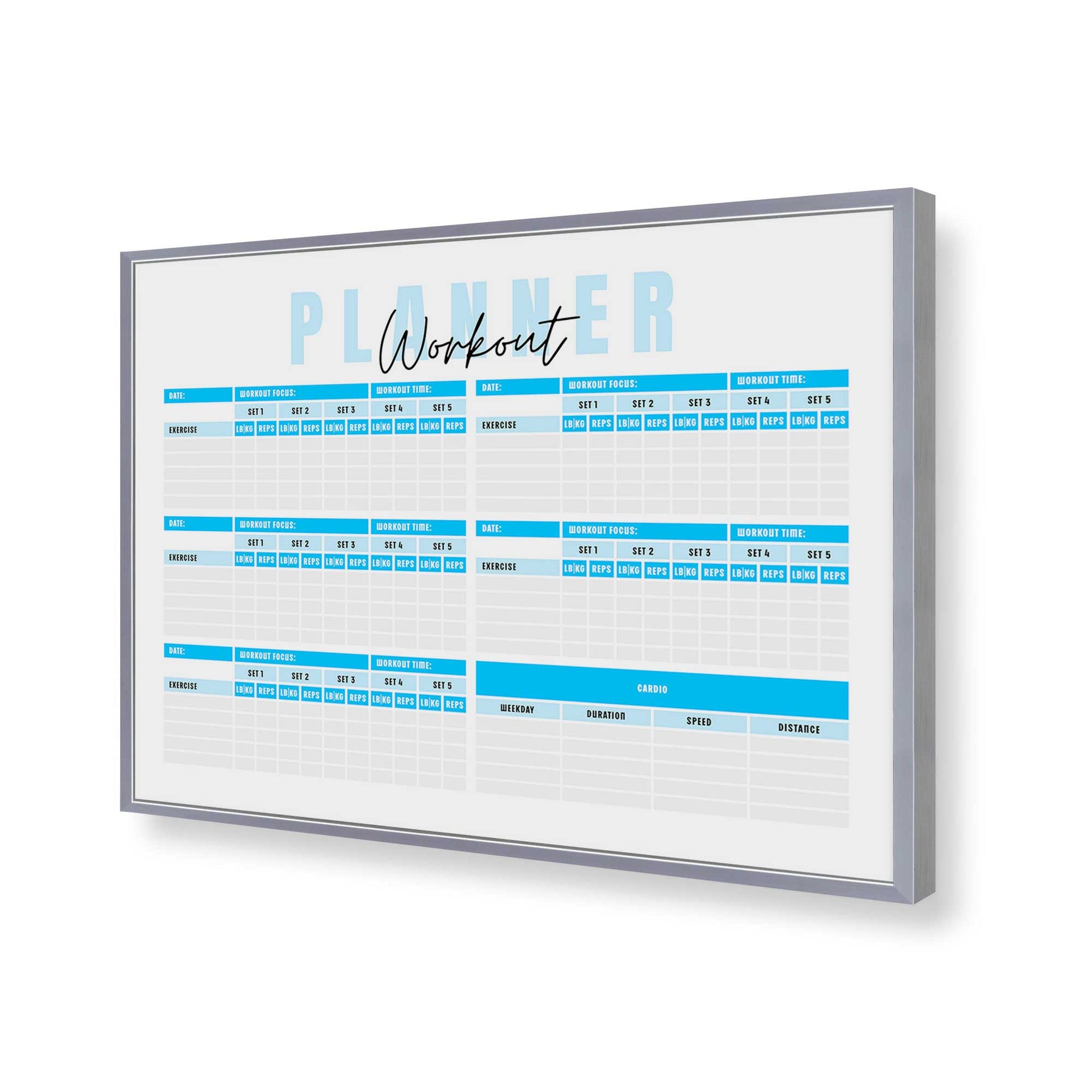 [Color:Polished Chrome], Picture of art in a Polished Chrome frame of the corner
