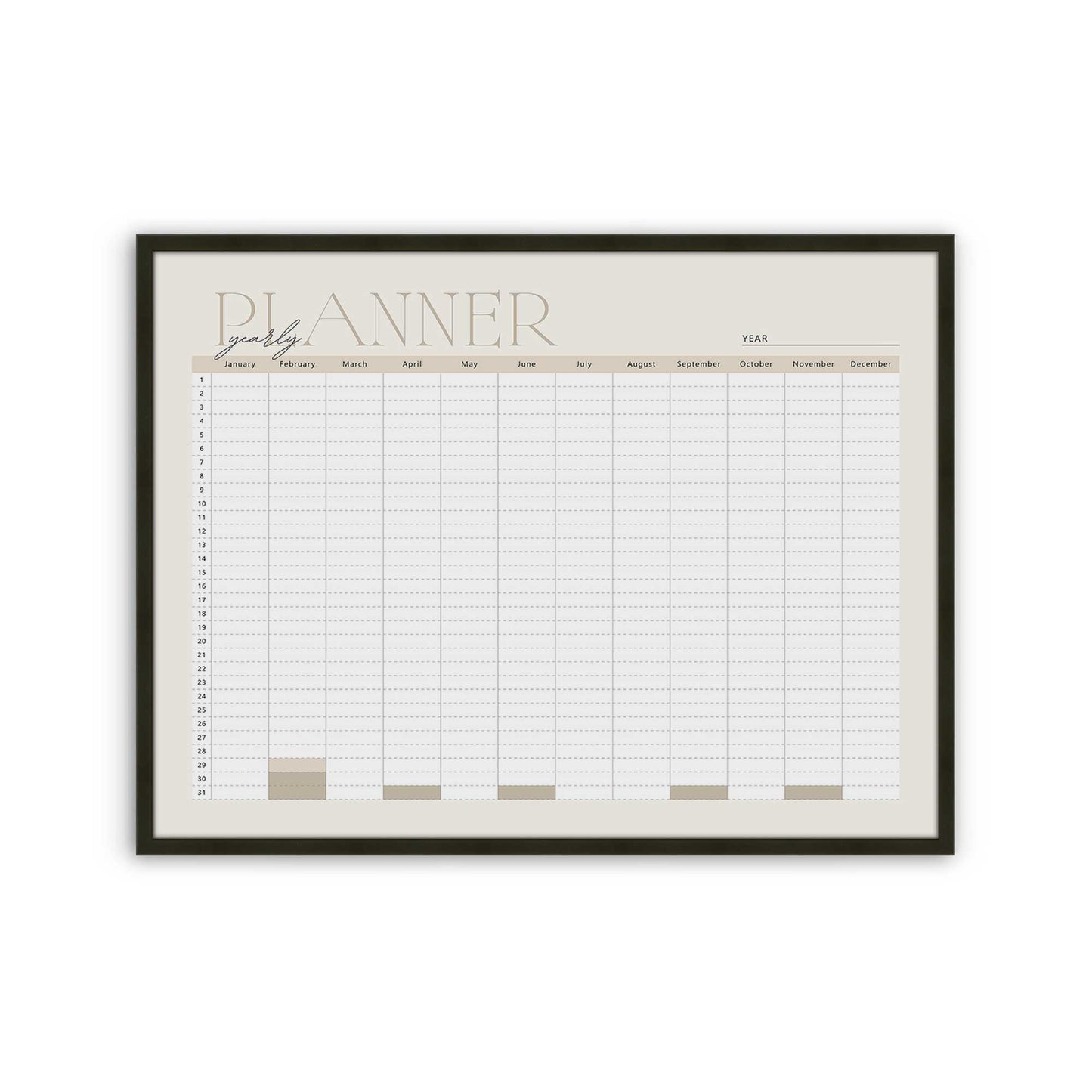 [Color:Satin Black], Picture of art in a Satin Black frame