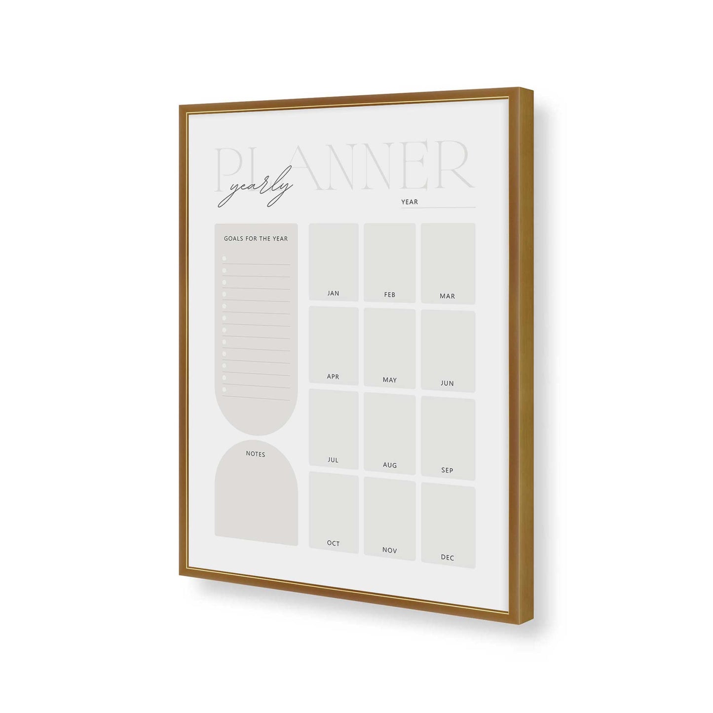 [Color:Polished Gold], Picture of art in a Polished Gold frame of the corner