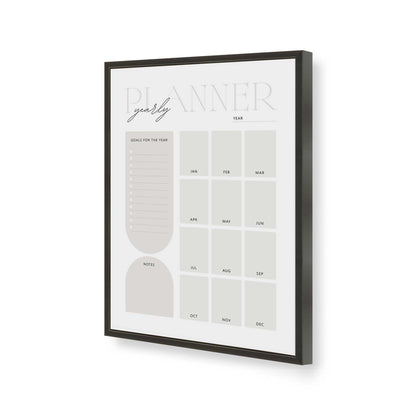 [Color:Satin Black], Picture of art in a Satin Black frame of the corner