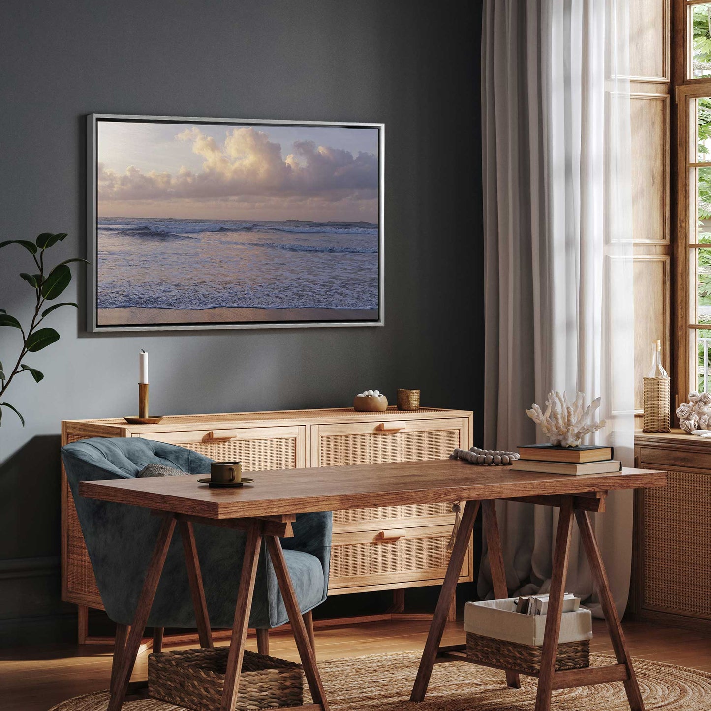 Gentle Ocean Waves Canvas Print