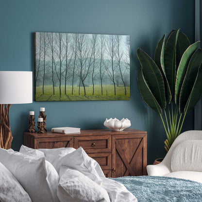 Row of Trees Canvas Print