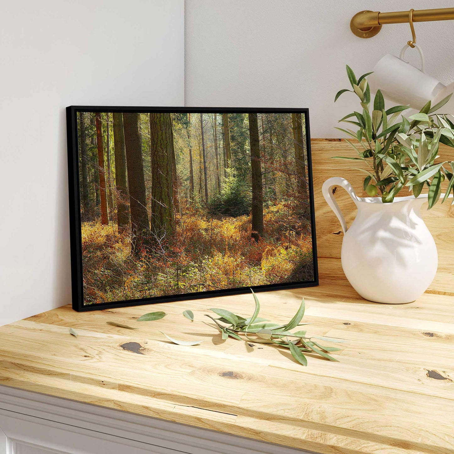 Autumn in the Woods Canvas Print