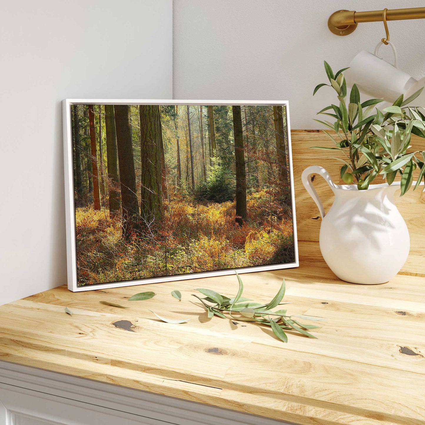 Autumn in the Woods Canvas Print