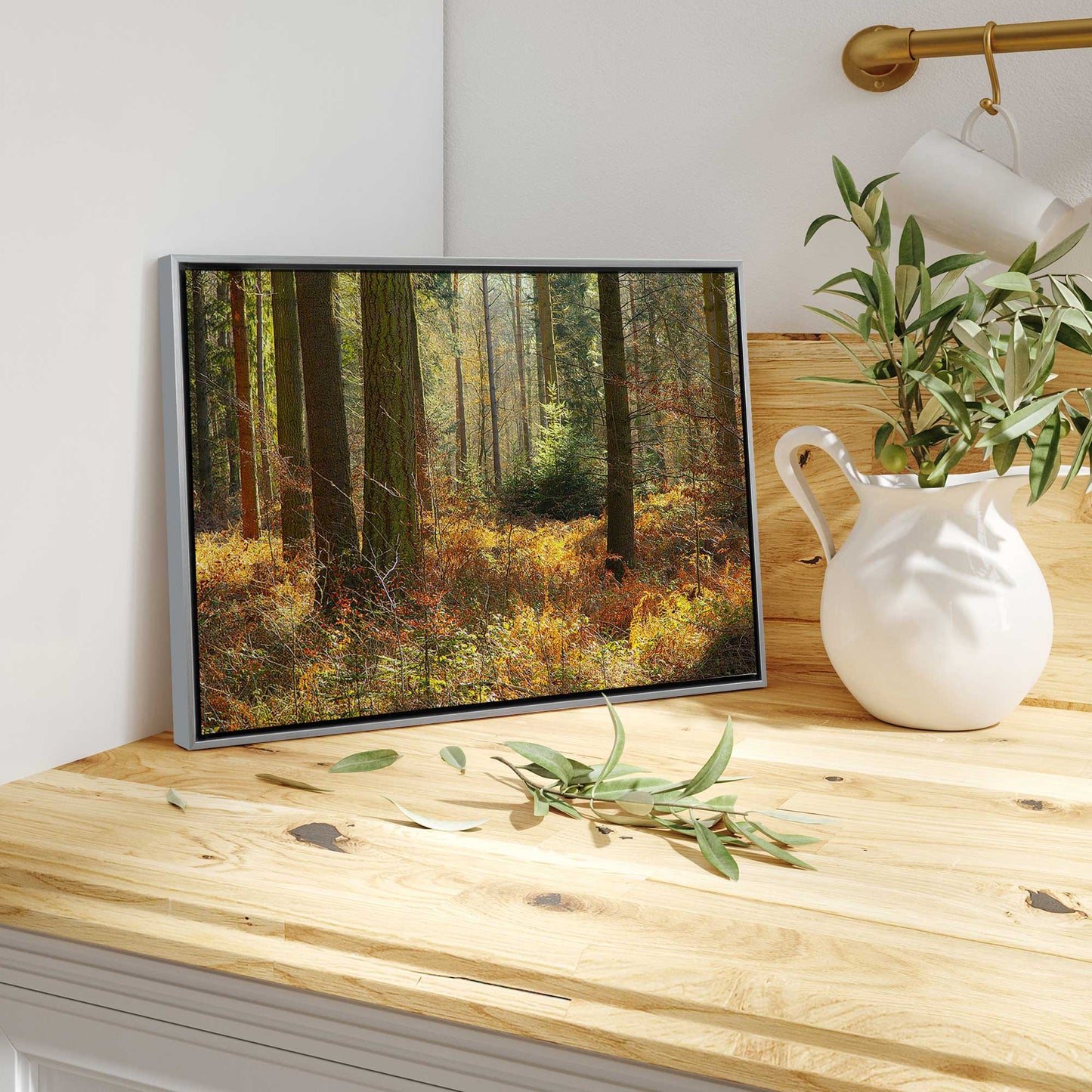 Autumn in the Woods Canvas Print