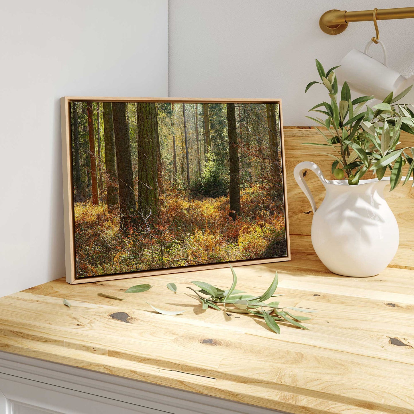 Autumn in the Woods Canvas Print