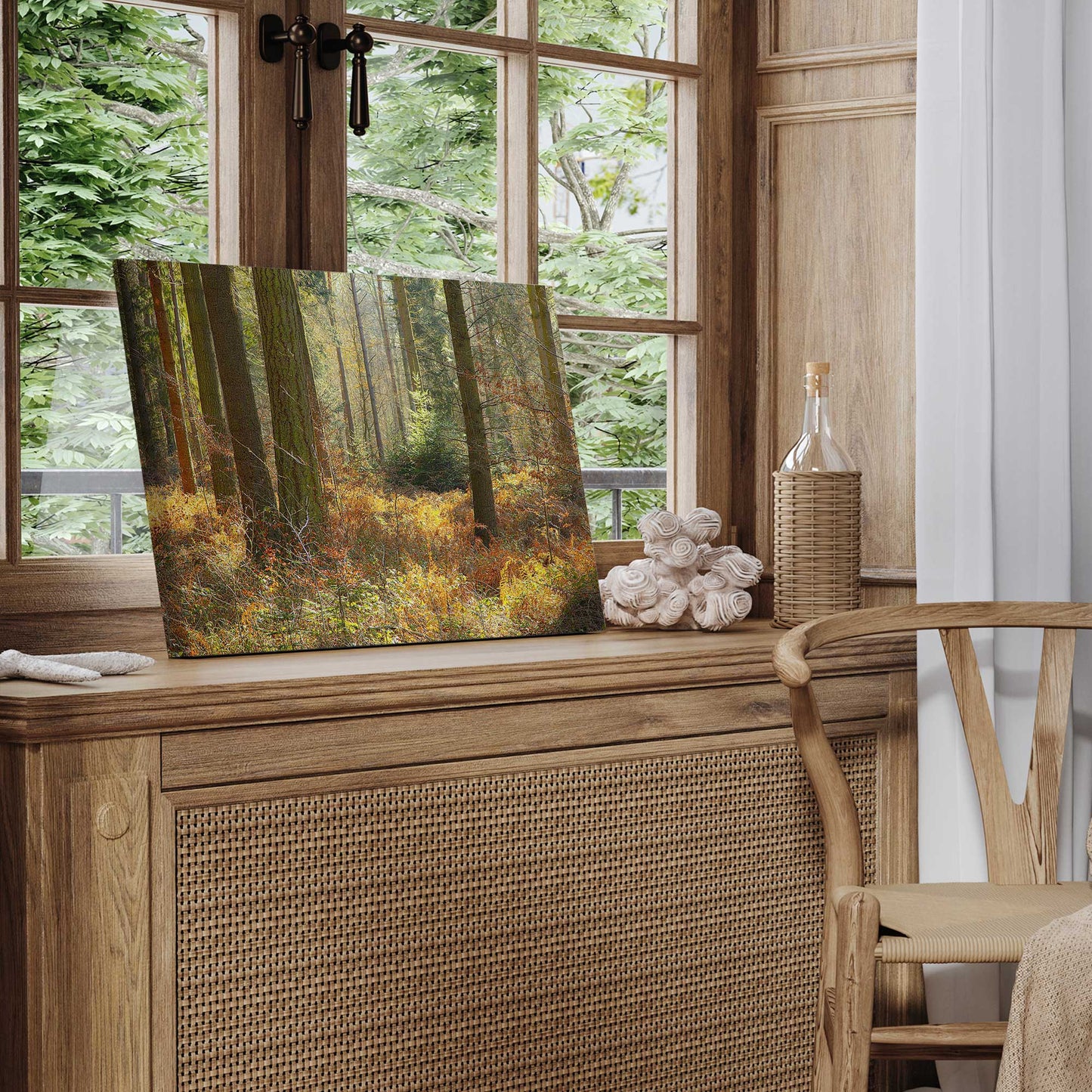 Autumn in the Woods Canvas Print