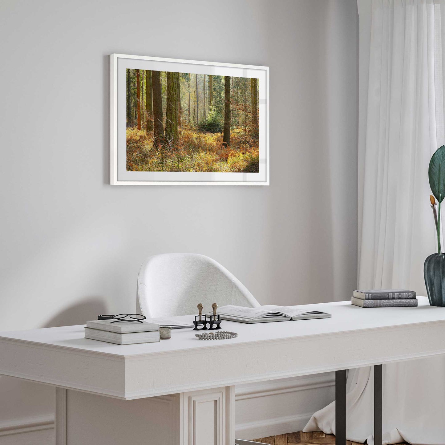 Autumn in the Woods Art Print