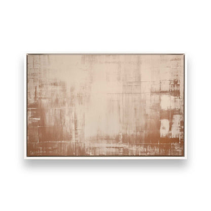Soft Earth Brushstrokes Canvas Print, Set of 2