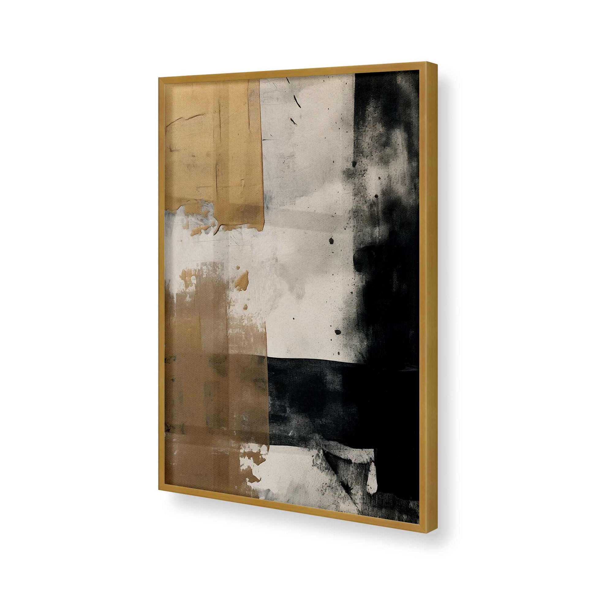 [Color:Polished Gold], Picture of art in a Polished Gold frame of the corner