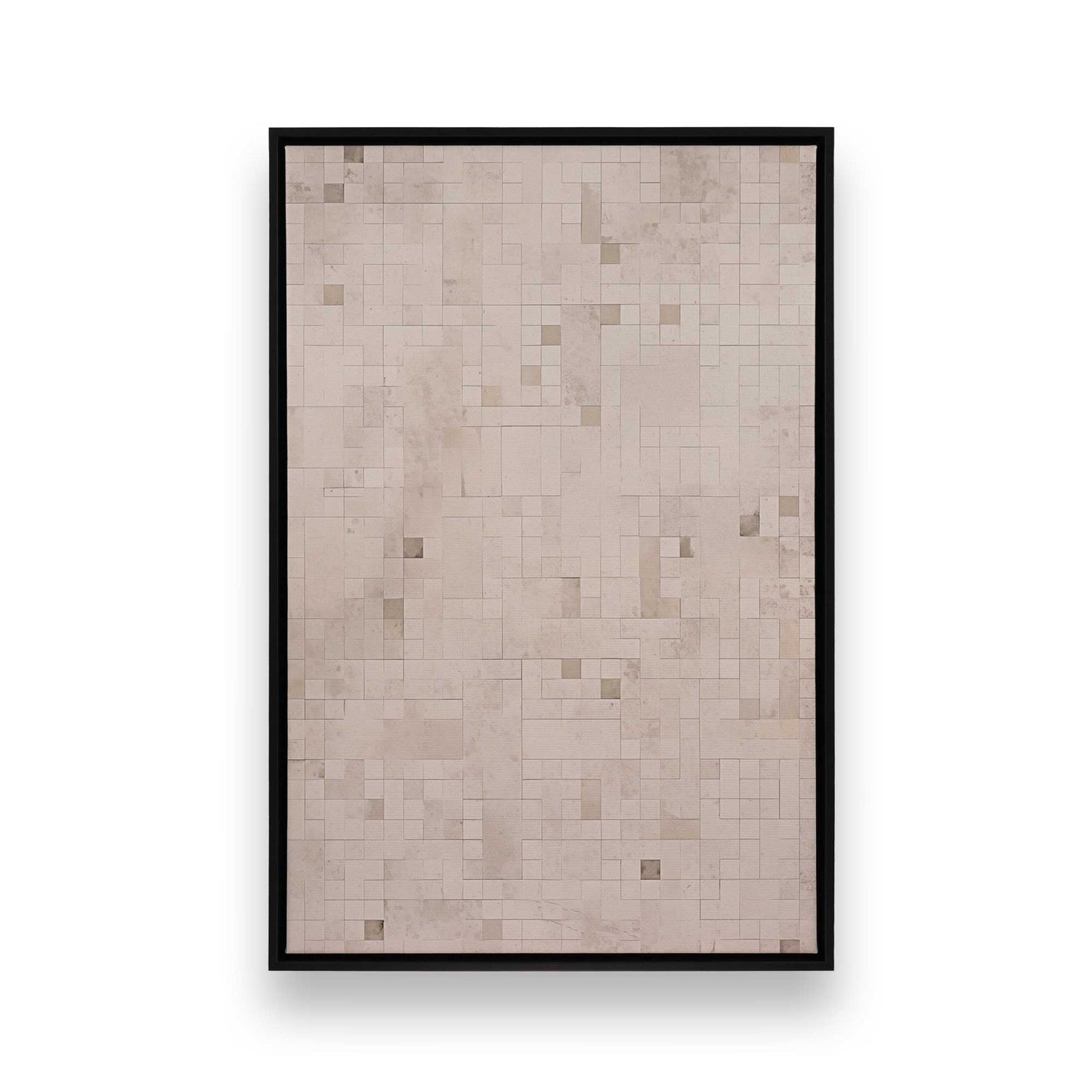 Subtle Mosaic Canvas Print, Set of 2