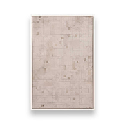 Subtle Mosaic Canvas Print, Set of 2