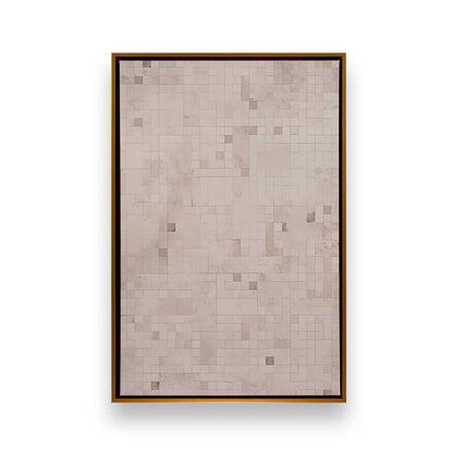 Subtle Mosaic Canvas Print, Set of 2