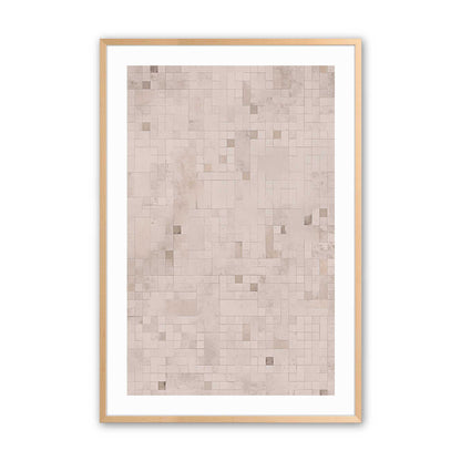 Subtle Mosaic Art Print, Set of 2