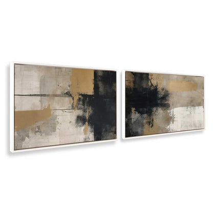 [Color:Opaque White], Picture of art in a White frame at an angle