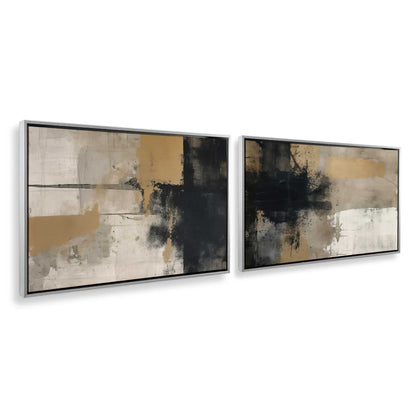 [Color:Polished Chrome], Picture of art in a Polished Chrome frame at an angle
