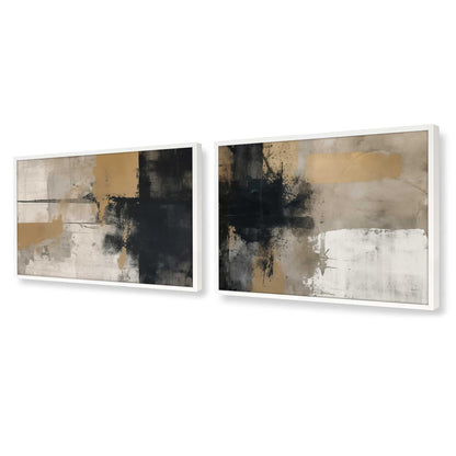 [Color:Opaque White], Picture of art in a Opaque White frame at an angle