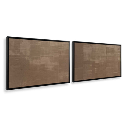 [Color:Satin Black], Picture of art in a Satin Black frame at an angle