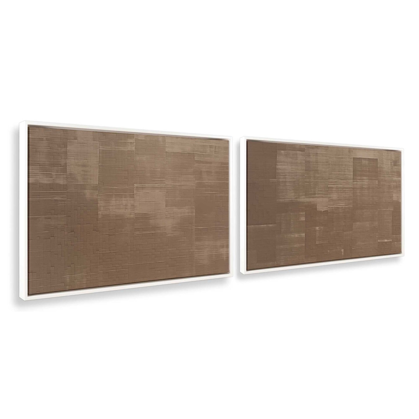 [Color:Opaque White], Picture of art in a White frame at an angle