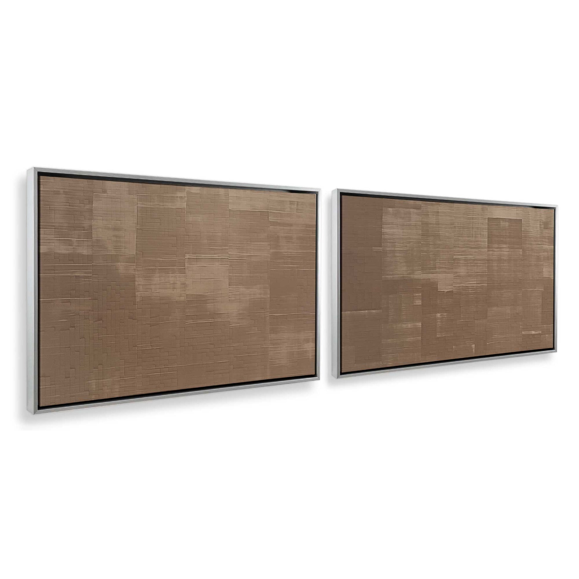 [Color:Polished Chrome], Picture of art in a Polished Chrome frame at an angle