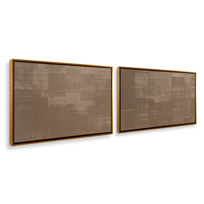 [Color:Polished Gold], Picture of art in a Polished Gold frame at an angle