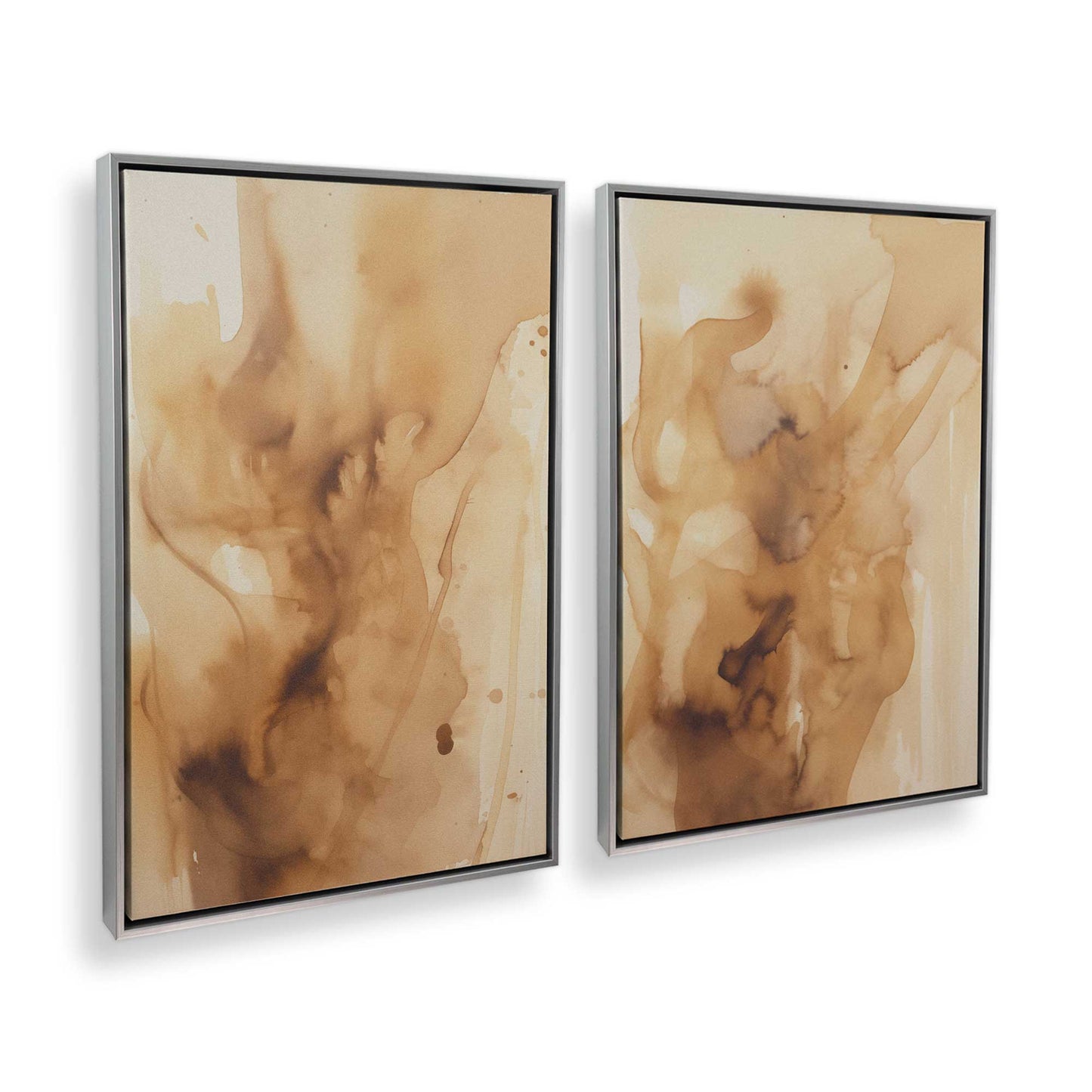 [Color:Polished Chrome], Picture of art in a Polished Chrome frame at an angle