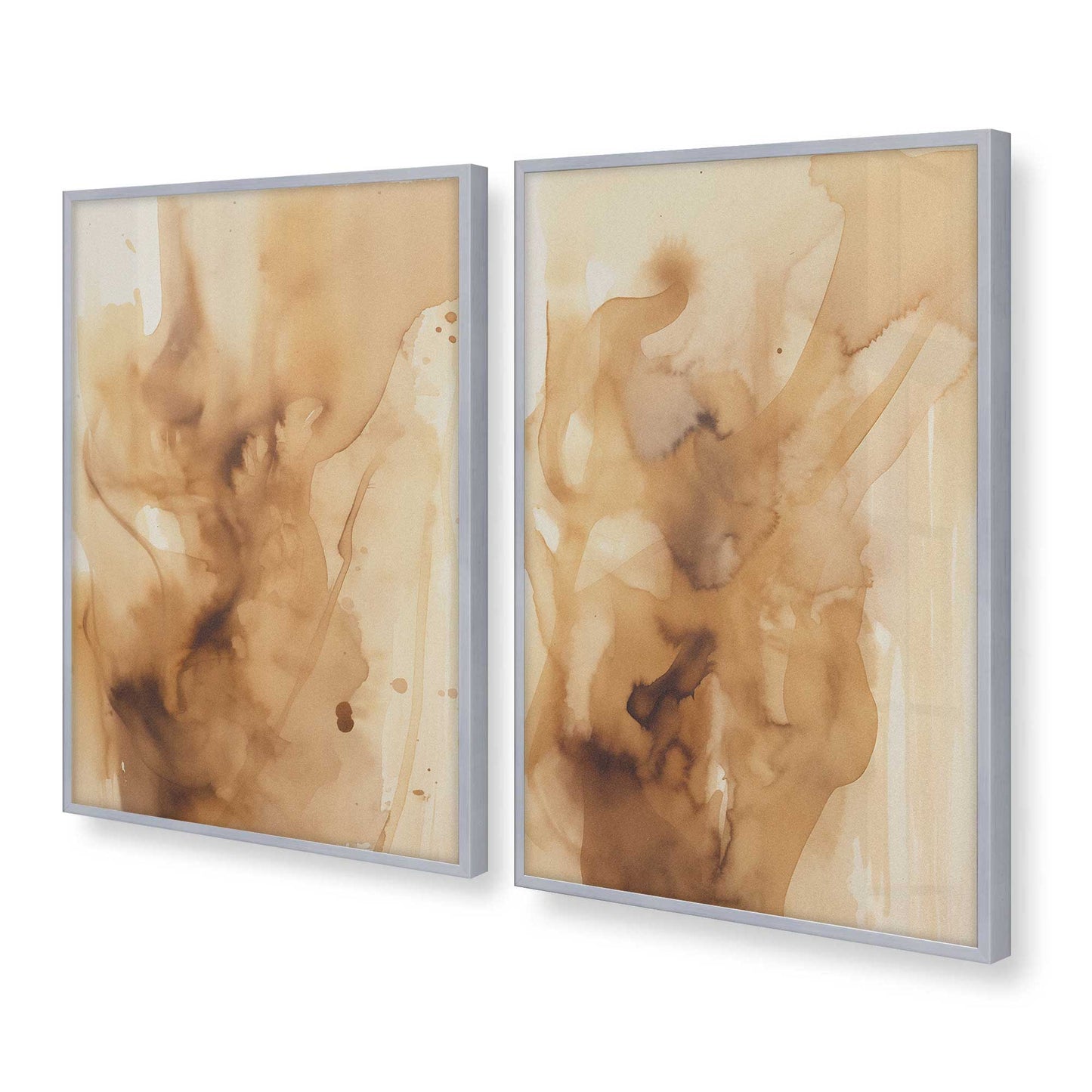 [Color:Polished Chrome], Picture of art in a Polished Chrome frame at an angle
