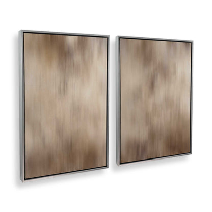 [Color:Polished Chrome], Picture of art in a Polished Chrome frame at an angle
