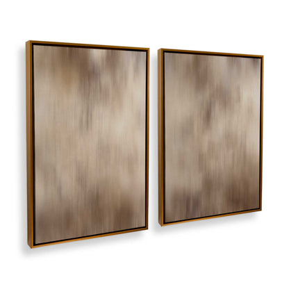 [Color:Polished Gold], Picture of art in a Polished Gold frame at an angle