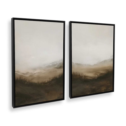 [Color:Satin Black], Picture of art in a Satin Black frame at an angle