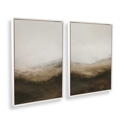 [Color:Opaque White], Picture of art in a White frame at an angle