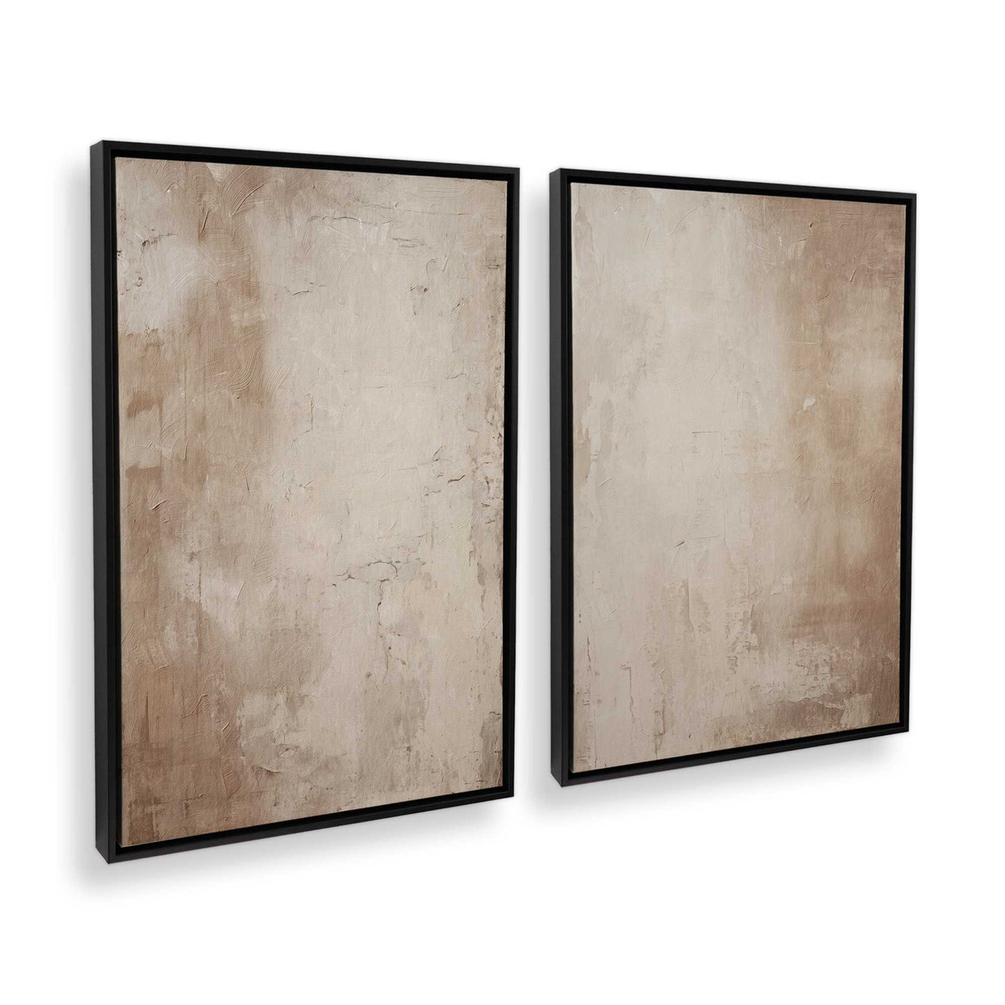 [Color:Satin Black], Picture of art in a Satin Black frame at an angle
